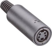 Lumberg MJ-372/6 connecteur DIN, droit Nombre de pôles : 6 Noir 1 pièce(s)
