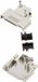 MH Connectors MHD45ZK-37-RA-K 6560-0106-14 D-sub behuizing Aantal polen: 37 Metaal 45 ° Zilver 1 stuk(s)