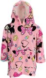 Spider-Man Minnie Mouse Hoodiedeken - 3-6 Jaar - Polyester - Kinderen - Roze