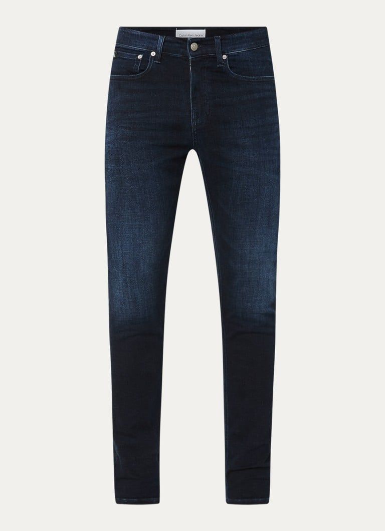 Calvin Klein Skinny jeans met donkere wassing
