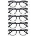 Opulize Pop 5 Stuks Retro Ronde Glad Mat Grijs Mannen Vrouwen Leesbril Scharnieren Met Veer RRRRR2-7 +2,50