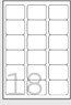 Avery White Address Label - Inkjet - J8161