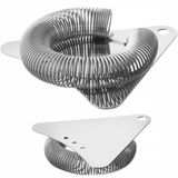 BarUp Driehoekige Cocktailzeef - RVS - Zilver