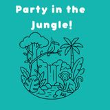 Party in the Jungle: kids coloring book