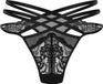 Hunkemöller Dames Lingerie String Janine - Zwart - maat S