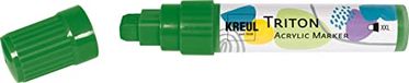 KREUL 17914 - Triton Acrylmarker XXL, bladgroen, lijndikte ca 15 mm, zijdematte droging, acrylverfstift voor vormgeving van papier, hout, steen en nog veel meer