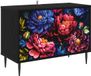 vidaXL Tv-meubel KIEL 69 x 33 x 50,5 cm Zwart eiken Bewerkt hout