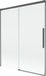Mexen Rox paroi de douche 2 pièces coulissant 140 x 150 , transparent, gris canon brossé