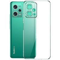 Phonillico® Hoesje voor Xiaomi Redmi Note 12 5G - Siliconengel TPU Transparant Zachte bescherming Ultradunne