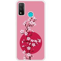 P Smart 2020 Cherry blossom bedrukt siliconen hoesje