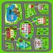 Homemania Tapijt met opdruk "Smurfs Town" voor kinderen, huisdecoratie, antislip, voor woonkamer, slaapkamer, meerkleurig, van polyester, katoen, 120 x 180 cm