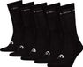 HEAD unisex 5P sokken elements zwart II