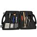 BUZZUFY Boley mallette de service avec jeu d'outils pour horloger 15 pièces horloger horologie, Noir, L, Classique