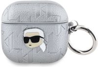 Karl Lagerfeld Étui pour Airpods 4 Monogram Karl Head Élégant Étui Protection