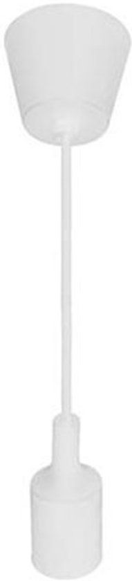 BES LED Turno Plafondlamp - Rond - Wit - E27 - Kunststof