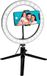 Grundig Ringlamp met Statief - Ringlight 25cm - TikTok Ring Lamp met 120 LED's - 3 Lichtstanden - USB Kabel - met Telefoonhouder
