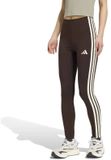 Adidas Essentials 3 Stripes Cotton Leggings Femme S Aurora Coffee / Ivory