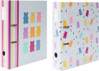 Kangaro Ancor Ordner B'LOG SWEET CANDY A4 2-rings 2 stuks Assorti