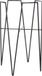 Mica Decorations Blom Plantenstandaard - L30 x B30 x H50 cm - Métal - Noir