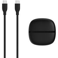 Wefix USB-C naar USB-C kabel 1 m Zwart + Opberghoesje