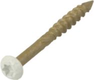 Dynaplus Gevelschroef 4.0X50/28 AR-bronze CK Wit TX15