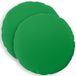 vidaXL Kussensloop 2 pcs HEERLEN Groen Ø 50 cm Polyester