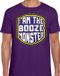 Bellatio Decorations Shoppartners Bv Halloween I am the booze monster/ drankmonster verkleed t-shirt paars voor heren - horror shirt / kleding / kostuum XXL