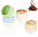 Solidchoice - Set de 4 tasses à expresso en céramique sans anse