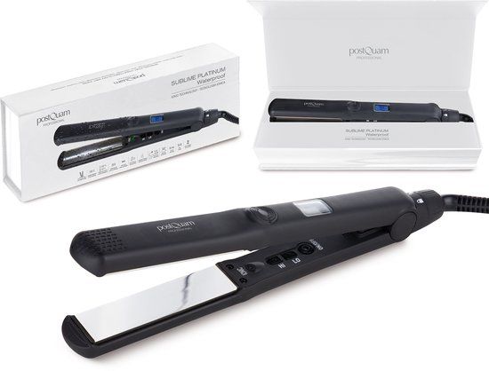 PostQuam PLATINUM Stijltang Warm Zwart 35 W