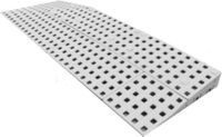 drempelramp-modulair Homecare Innovation B.V. Drempelhulp Buiten - 2-Zijdig Oprijbare Drempelplaat Links - 3,8 cm (H) x 75 cm (B) - Oprijplaat