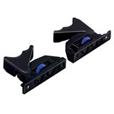 cyclingcolors Hettich 2x Houten Schuifladen met Gegroefde Bodem Quadro 25 35 en V6 V6 + Links + Rechts Ladegeleiders Koppeling