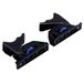 cyclingcolors Hettich 2x Houten Schuifladen met Gegroefde Bodem Quadro 25 35 en V6 V6 + Links + Rechts Ladegeleiders Koppeling