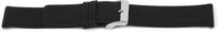 Wow Horlogeband J105 Classic Zwart Leder Waterproef 26x26 mm