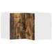 vidaXL Wandhoekkast LUCCA Gerookt eiken 57 x 57 x 40 cm Bewerkt hout