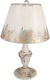 Clayre & Eef Tafellamp Ø 36x55 cm Beige Metaal