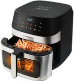 Esperanza Airfryer 8L – Heteluchtfriteuse zonder olie – 10 programma’s – Kijkvenster – Digitale bediening – Zwart