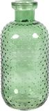 Countryfield Bloemenvaas Cactus Dots - groen transparant - glas - 11 x 24 cm