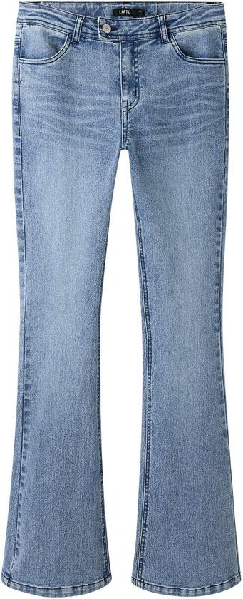 LMTD NAME IT - NLFRARS DNM LW S FLARED PANT - Meisjes - Jeans - Maat 158 - Light Blue Denim