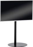 CLP TV Standaard Verstelbaar - Geschikt voor 55 t/m 75 inch - Universele Vloerstandaard - Metalen Frame - Max. 40 kg - Modern Design - mat zwart