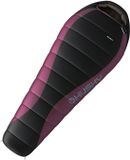 Husky Mummyslaapzak Drape voor dames -20°C 200 x 80 cm - Zwart/Paars