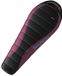 Husky Mummyslaapzak Drape voor dames -20°C 200 x 80 cm - Zwart/Paars