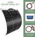 panneau solaire 100W, 24% d'efficacité, conception flexible, 1 set de 100W