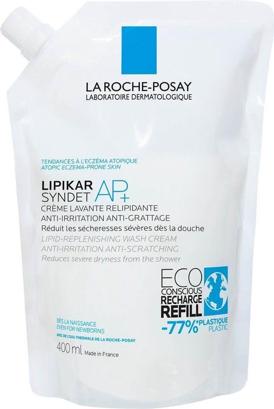 La Roche-Posay Lipikar Syndet AP+ reiniging - navulverpakking - 400ml