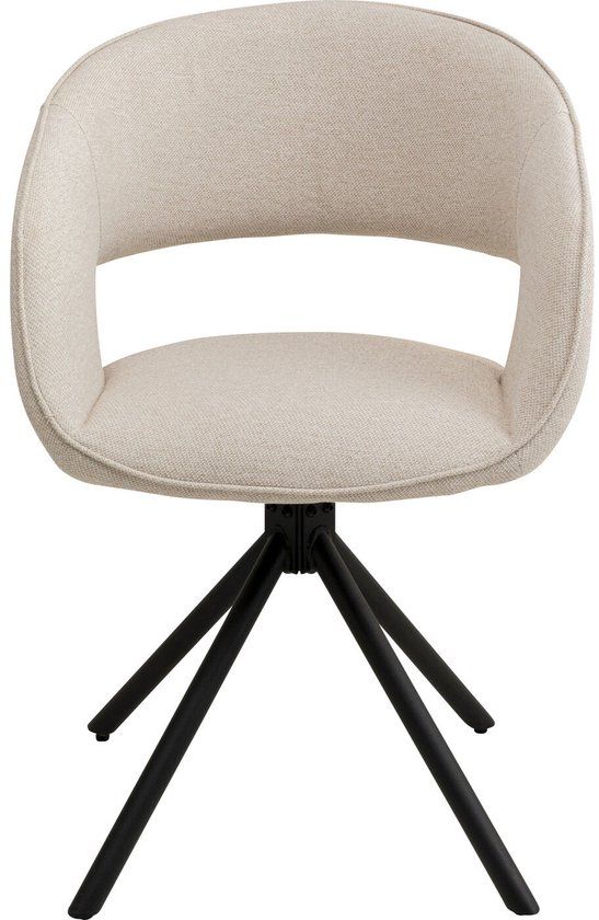 Kare Design Draaistoel Gina zwart