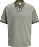 Jack & Jones Jpralves Ss Polo Styd Ss25 12286341 Four Leaf Clover Homme Taille - XL