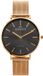 Bisset BSBF32 - Montre Femme - Verre saphir - Acier inoxydable - Or rose