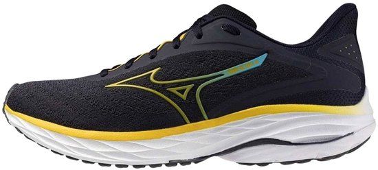 Mizuno Wave Ultima 16 Hardloopschoenen Heren - Maat 43 - Zwart/Donkerblauw/Geel/Blauw