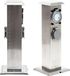 Poteau de jardin avec 2 prises et prises programmables - Colonne de prises en acier inoxydable extérieur IP44