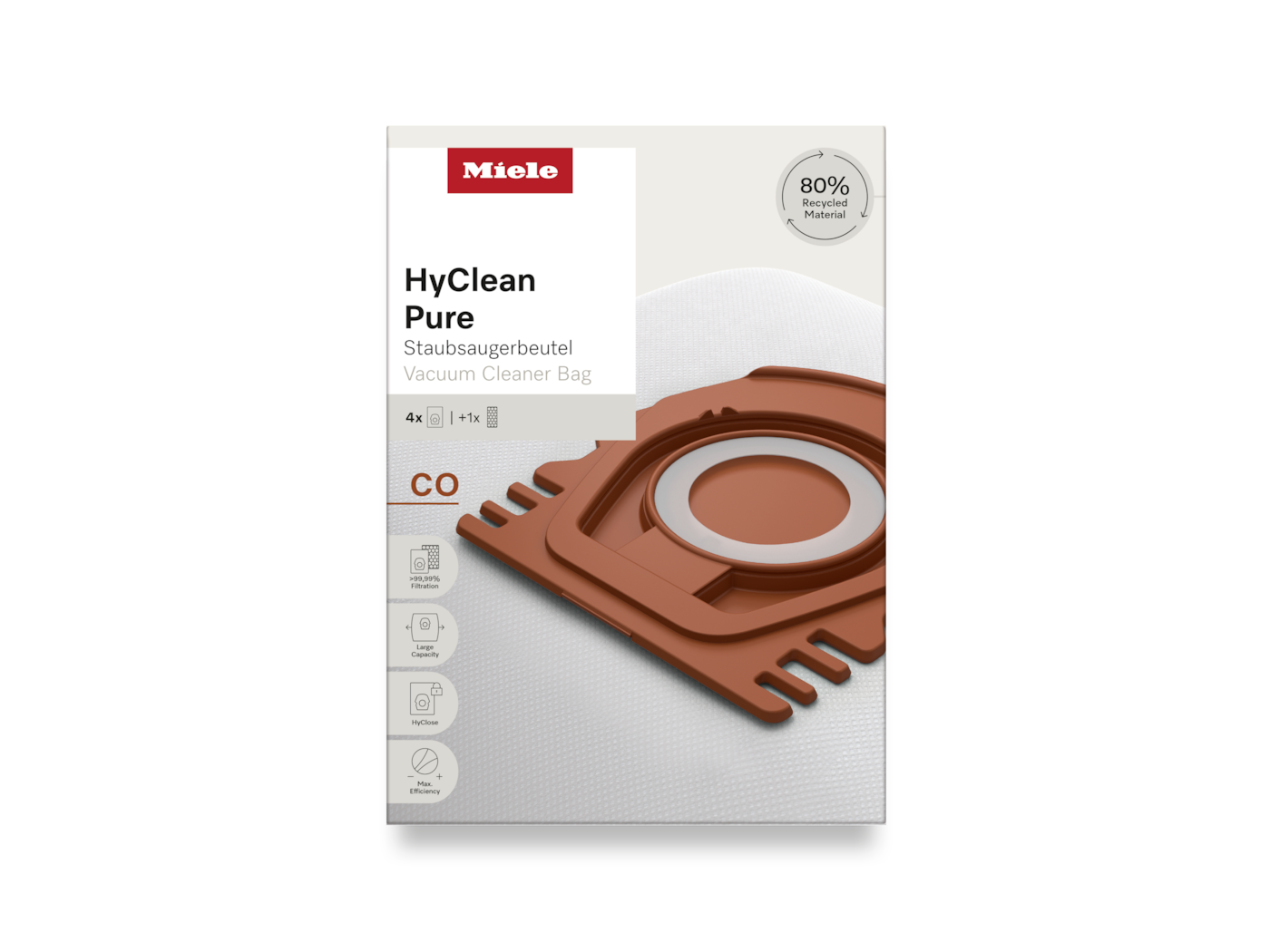 Miele CO HyClean Pure Stofzuigerzak - 5 stuks