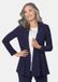 Goldner Jersey-lange jas Licht shirtjackje paars met stretch